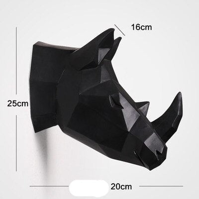 Nordic Style Resin Animal Heads Home Wall Decor - Image 4