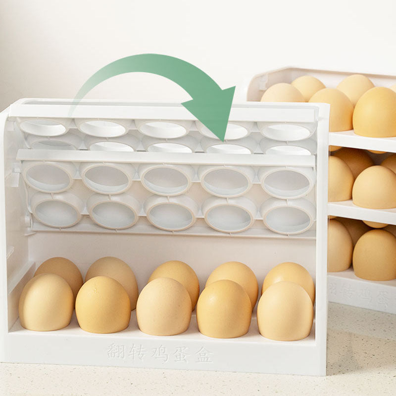 Multi-Layer Practical Egg Fridge Organizer Box - Image 2