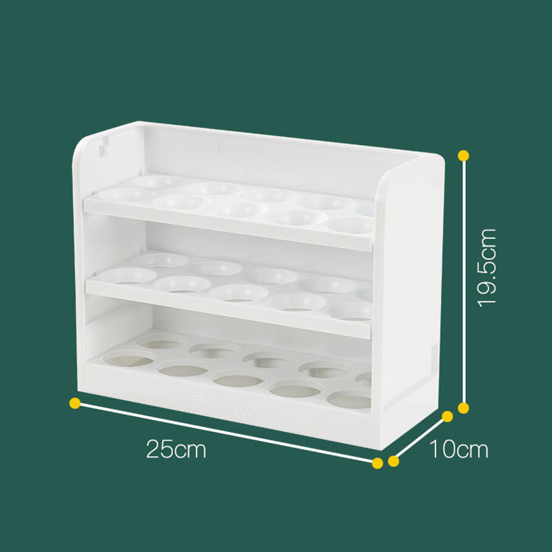 Multi-Layer Practical Egg Fridge Organizer Box - Image 4