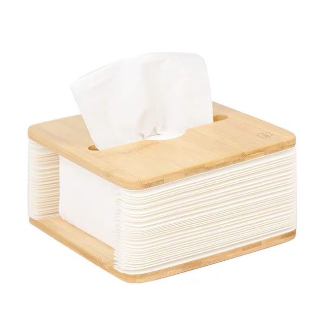 Nordic Bamboo Foldable Tissue Box - Image 5