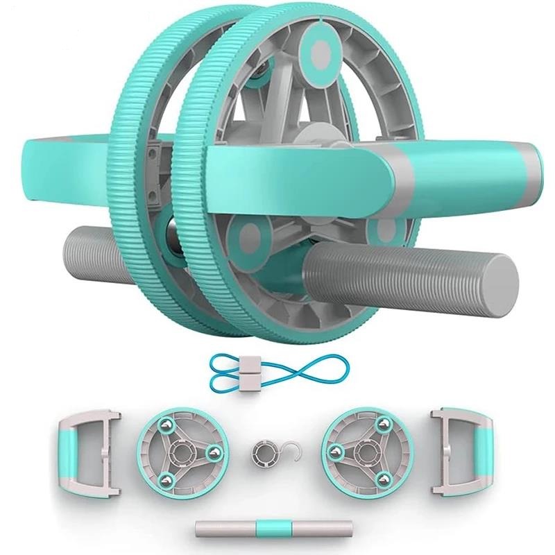 Self-Retracting Home Fitness Abdominal Wheel Roller - Image 1