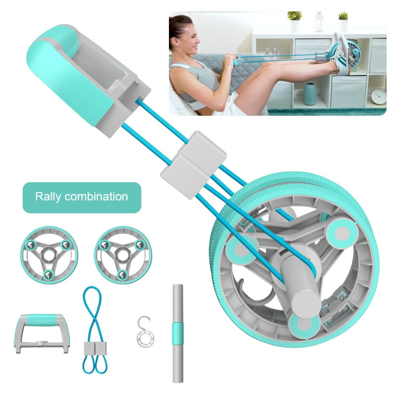 Self-Retracting Home Fitness Abdominal Wheel Roller - Image 6