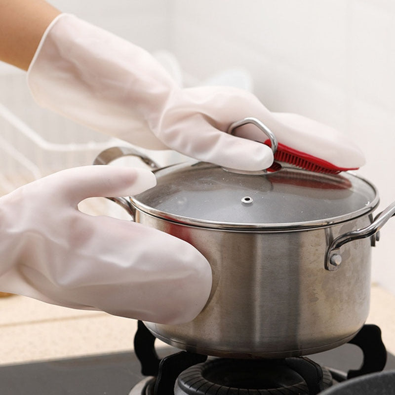 Magic Reusable Dish Washing Gloves - Image 3