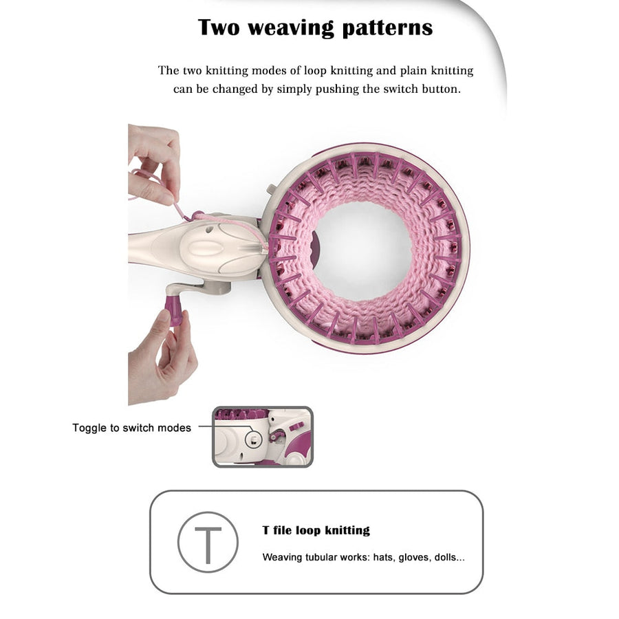 Educational Rotating Double Knitting Machine Toy - Image 5
