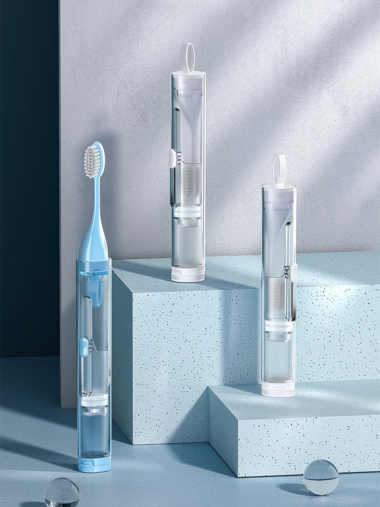 2in1 Portable Folding Travel Toothbrush Kit - Image 6