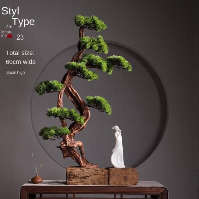 Chinese Zen Root Carving Landscape Home Decor - Image 5
