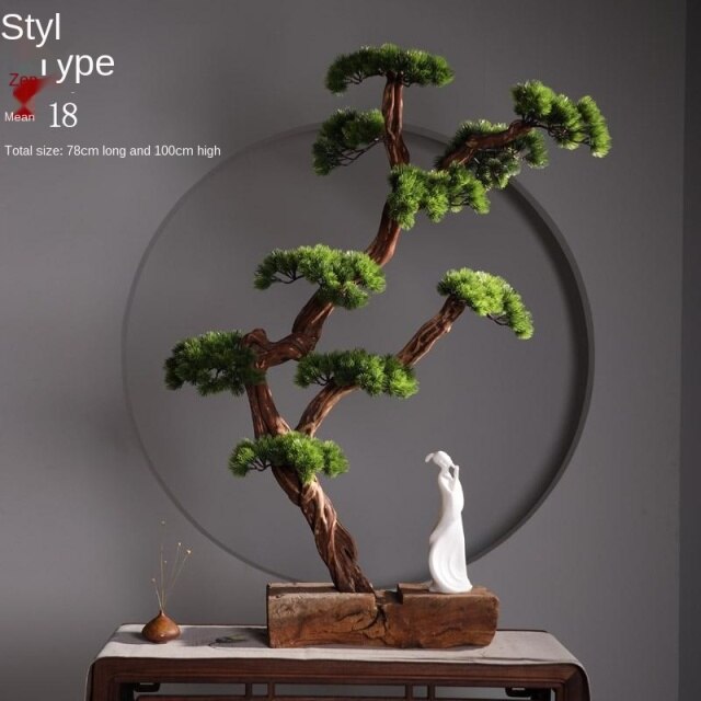 Chinese Zen Root Carving Landscape Home Decor - Image 8