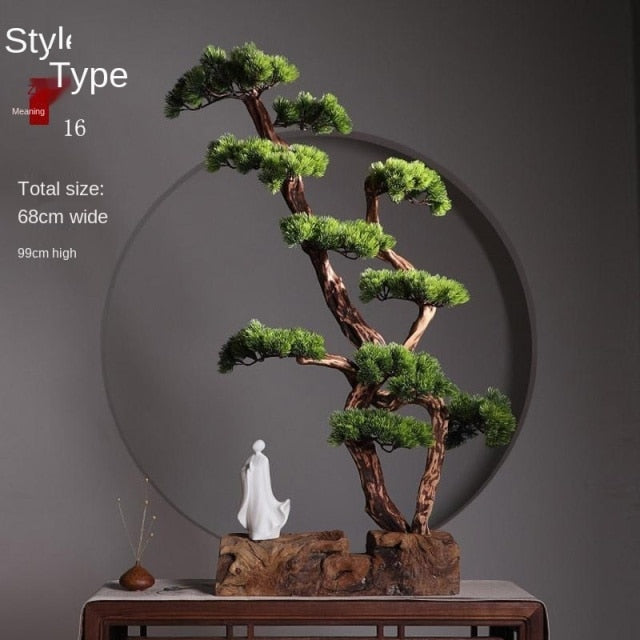 Chinese Zen Root Carving Landscape Home Decor - Image 2