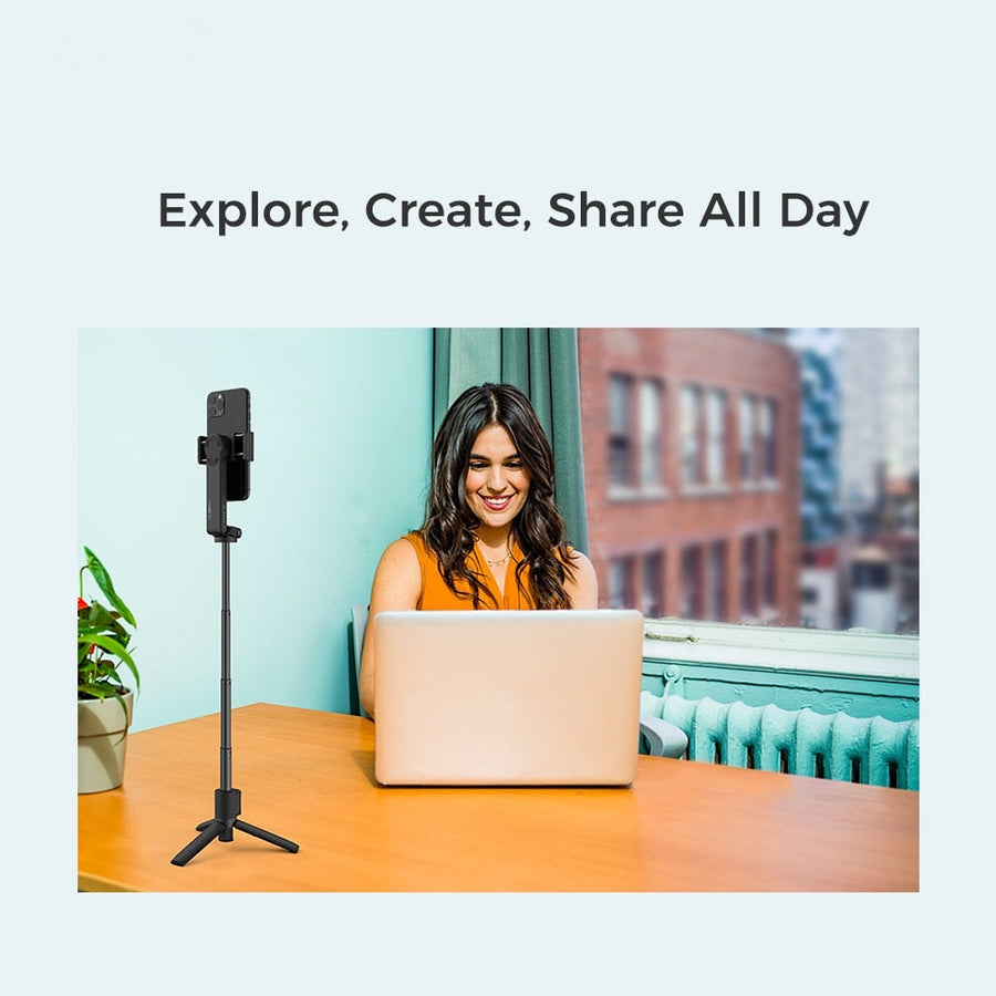 Foldable Gimbal Stabilizer Phone Selfie Stick - Image 2