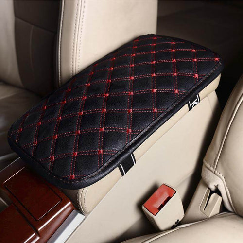 Leather Car Armrest Pad Covers - Image 0