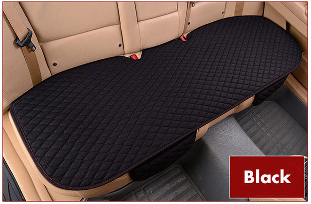 Linen Fabric Four Seasons Breathable Car Seat Cover - Image 13