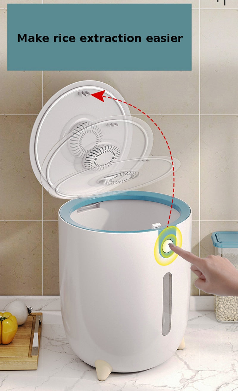 Large Capacity Moisture-Proof Rice Storage Container - Image 8