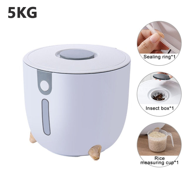 Large Capacity Moisture-Proof Rice Storage Container - Image 11