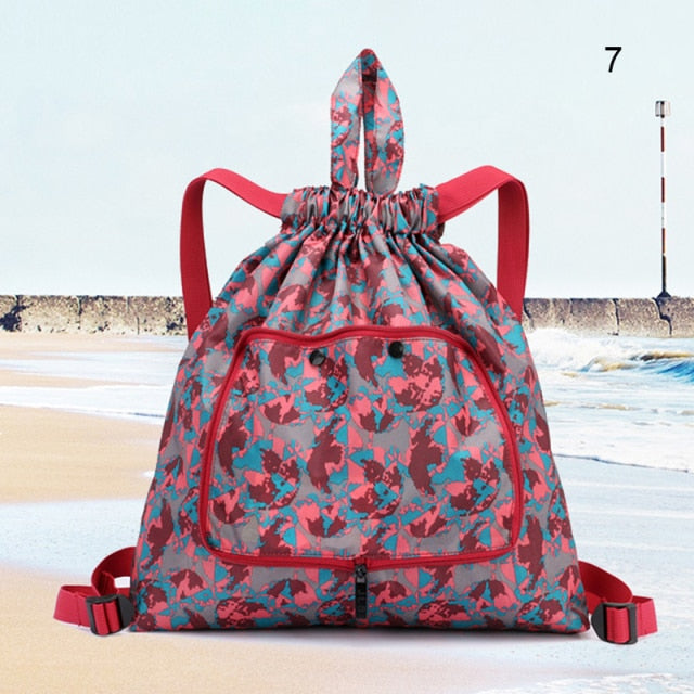 Foldable Large Capacity Flower Travel Backpack - Image 4
