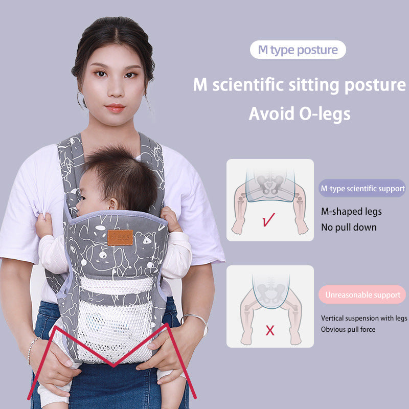 Multifunctional Comfy Double Shoulder Baby Carrier - Image 3