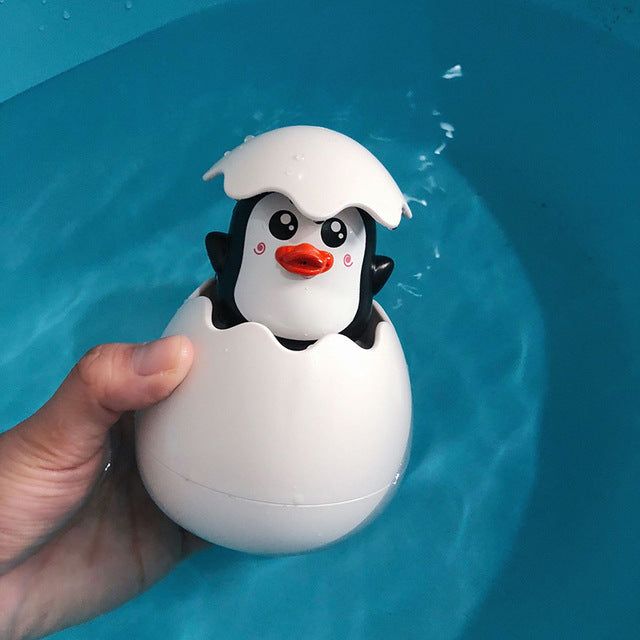 Water Sprinkler Egg Shape Baby Bath Toy - Image 5