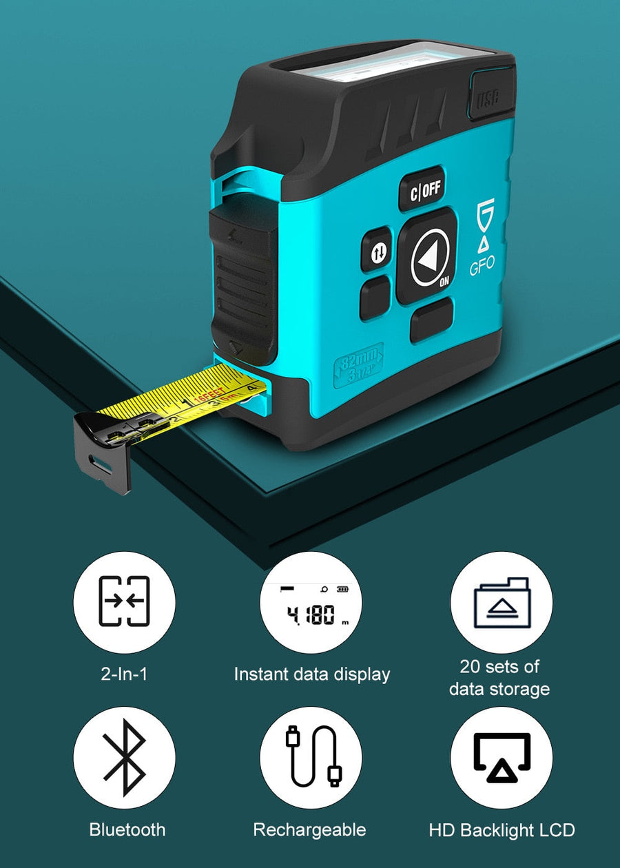 Smart Bluetooth Digital Rechargeable Tape Measure - Image 8