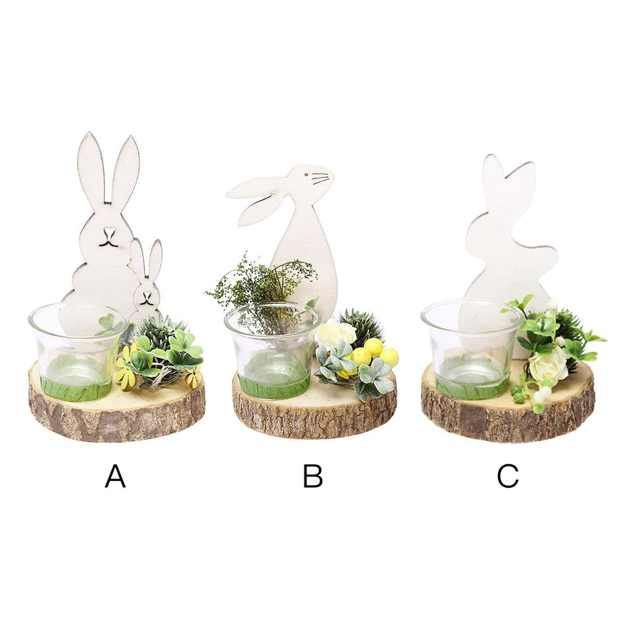 Easter Bunny Nordic Candle Holder Rabbit - Image 4