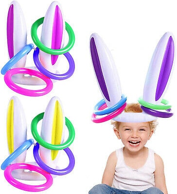 Inflatable Easter Bunny Ears Ring Game Toy - Image 0