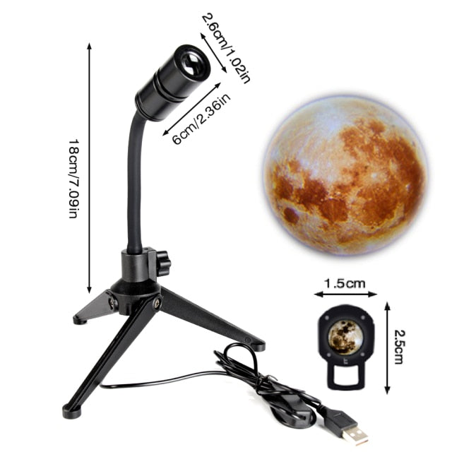 Rotatable Space Earth Mini Led Projector - Image 9