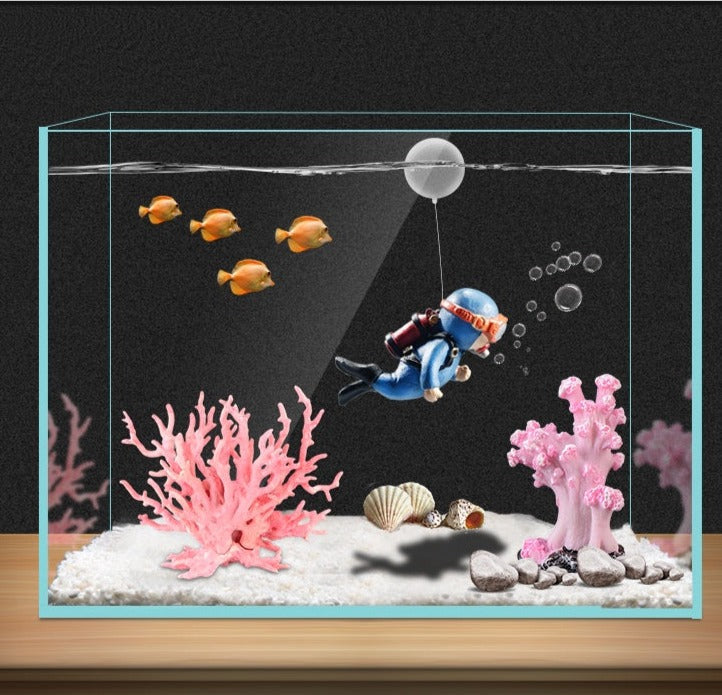 Aquarium Floating Diver Ornament - Image 0