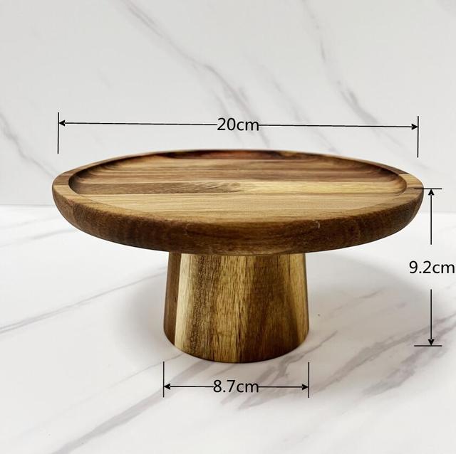 Japanese Style Wooden Snack Plate - Image 8