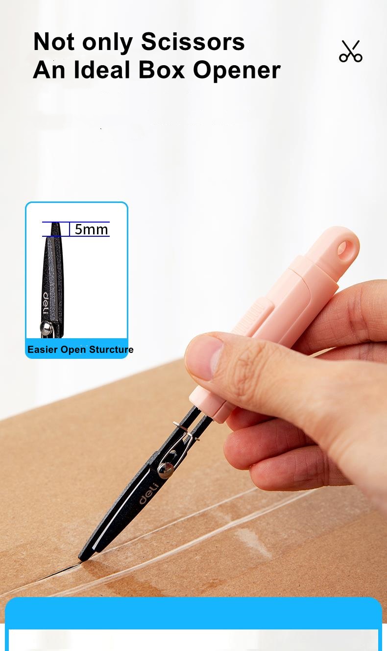 Foldable Mini Safe Paper Cutter Scissor - Image 9