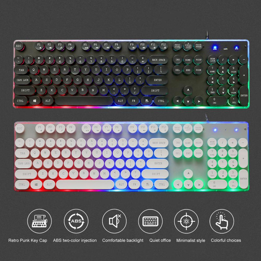 Retro Illuminated Keyboard - Image 1