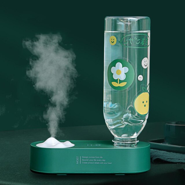 Elegant Water Bottle Humidifier Night Lamp - Image 3