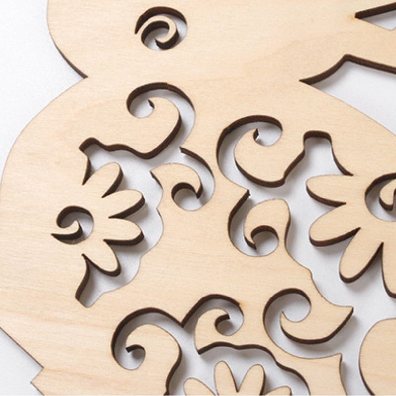 Creative Easter Wooden Bunny Egg Rack - Image 1
