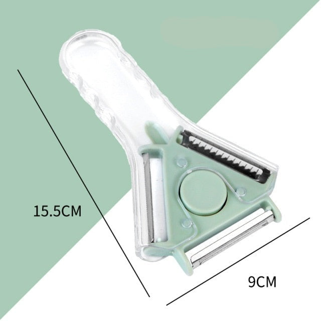 Magic Multi-Blade Triangle Vegetable Peeler - Image 12