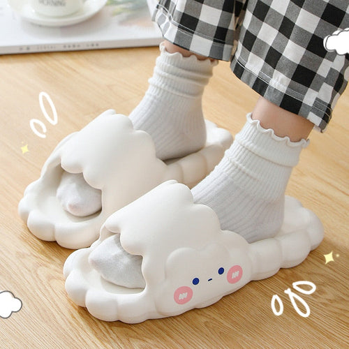 Cute Thick Foam Cloud Slippers - Image 0