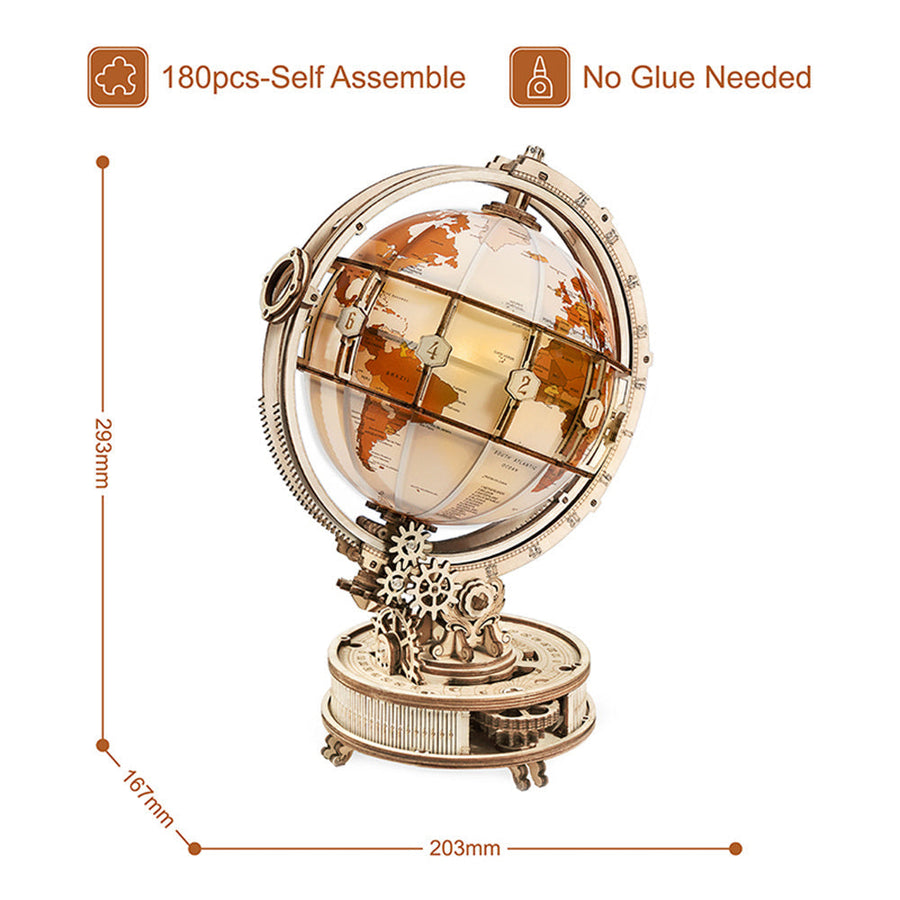 3D Puzzle Luminous Globe - Image 1