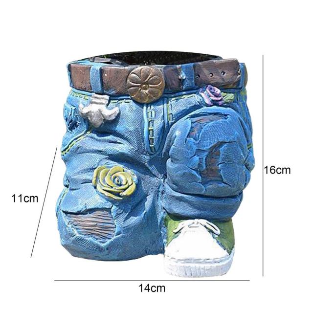 Garden Jean Pants Resin Flower Pot - Image 4