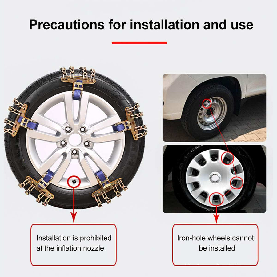 Wear-Resistant Anti Skid Car Tire Snow Chain - Image 2