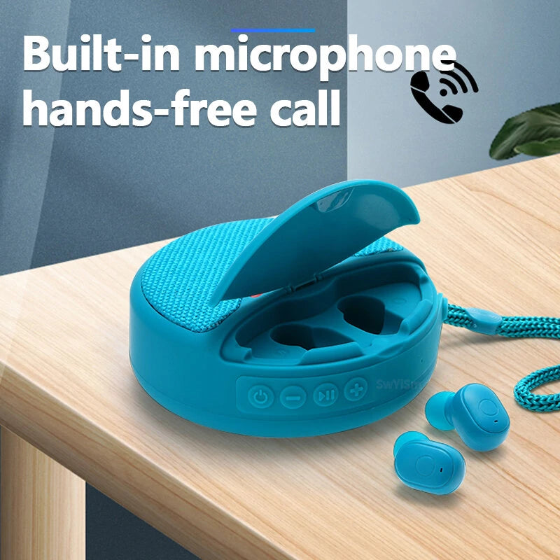 2in1 Earphone Bluetooth Speaker - Image 9