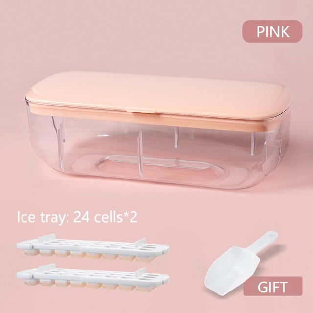 Double Layer Lazy Ice Maker Storage Box - Image 9