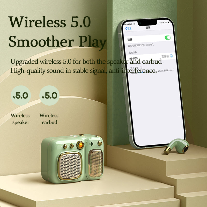 Bluetooth Earbuds Headset Mini Speaker - Image 2
