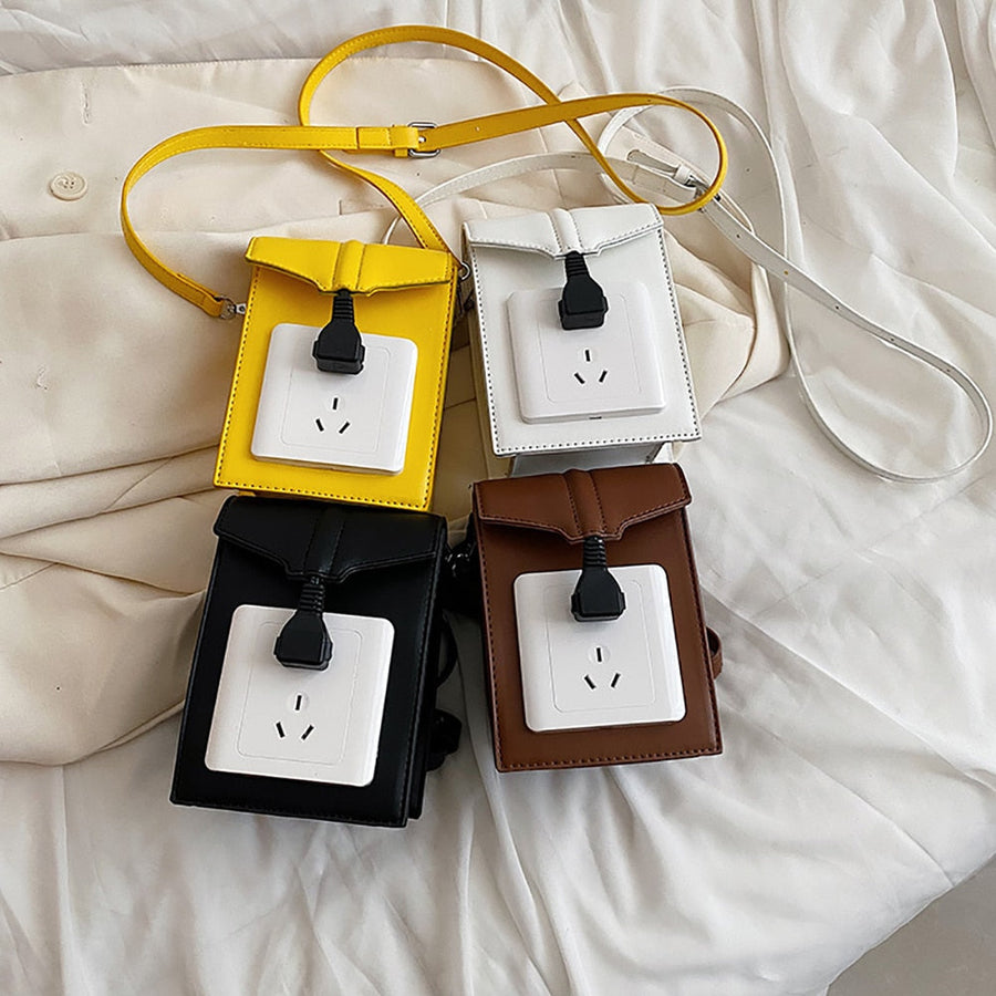 Creative Socket Plug Shoulder Women Bags - Image 5