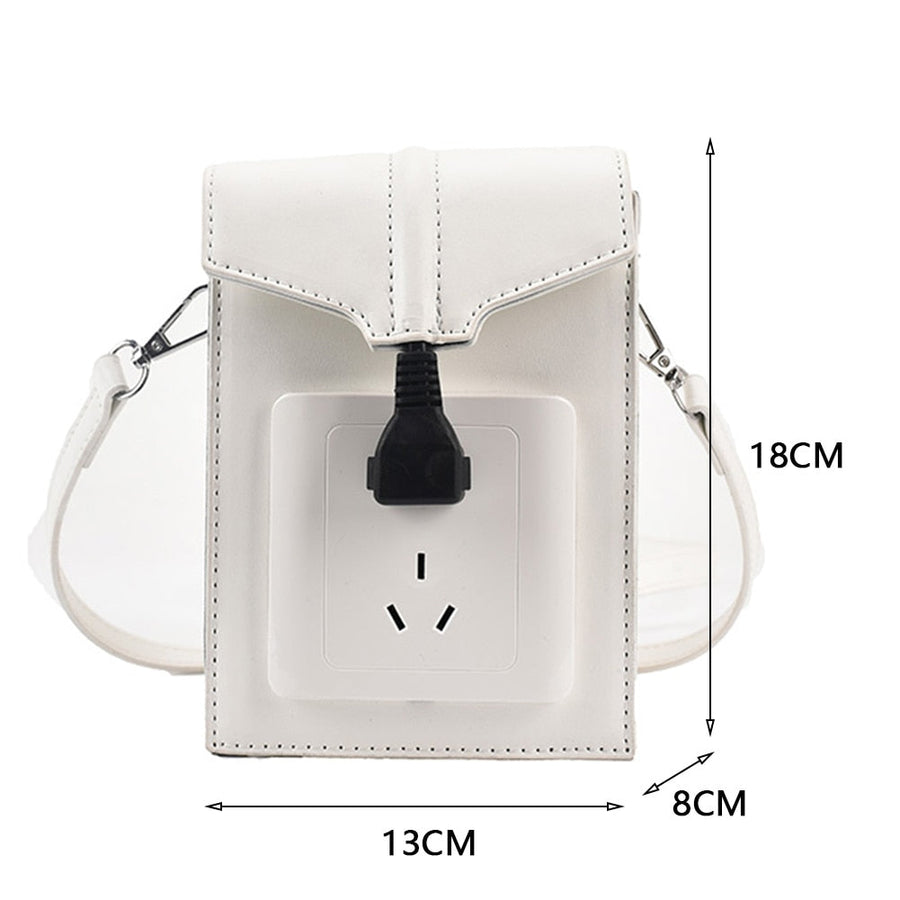 Creative Socket Plug Shoulder Women Bags - Image 9