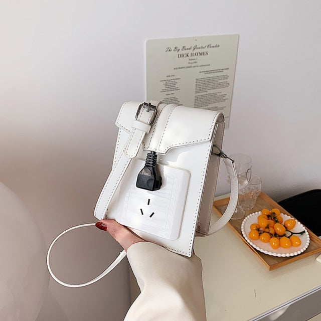 Creative Socket Plug Shoulder Women Bags - Image 11