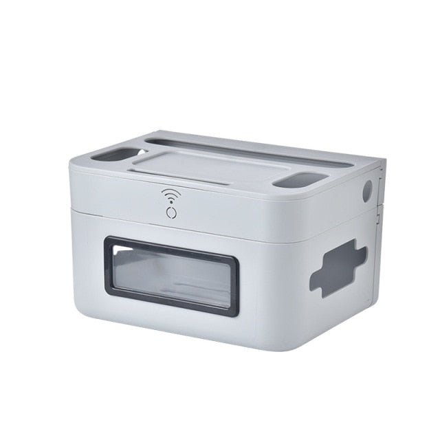 Wall-Mounted Wifi Cable Socket Storage Organizer Box - Image 12