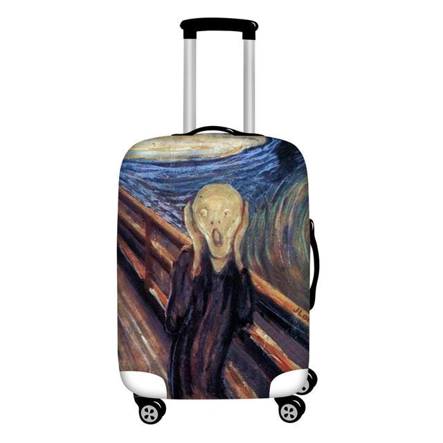 Stylish Art Elastic Travel Luggage Covers - Image 7