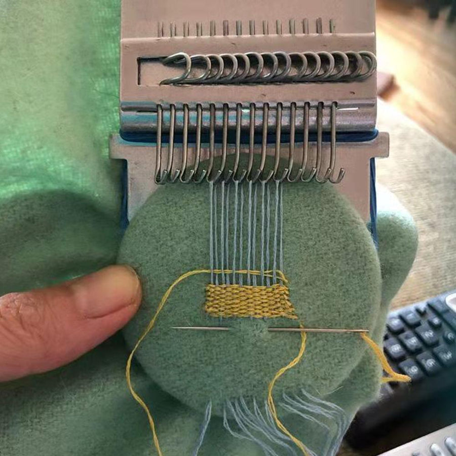 Hand Knitting DIY Small Weaving Loom Kit - Image 1