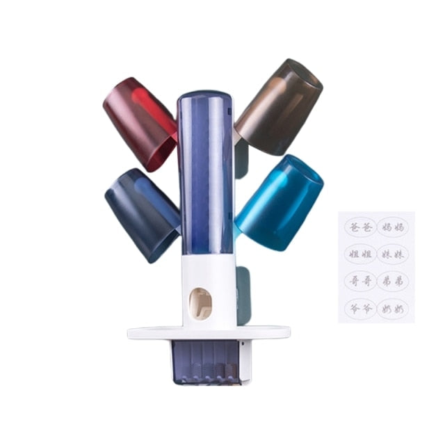 Wall-Mounted Automatic Toothpaste Dispenser Rack - Image 5