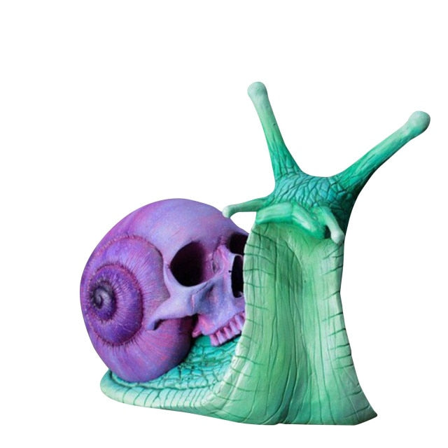 Horror Snail Miniature Sculpture - Image 4
