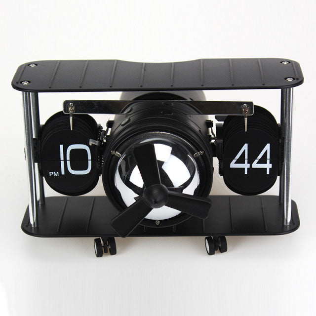 Vintage Model Aircraft Table Clock - Image 3