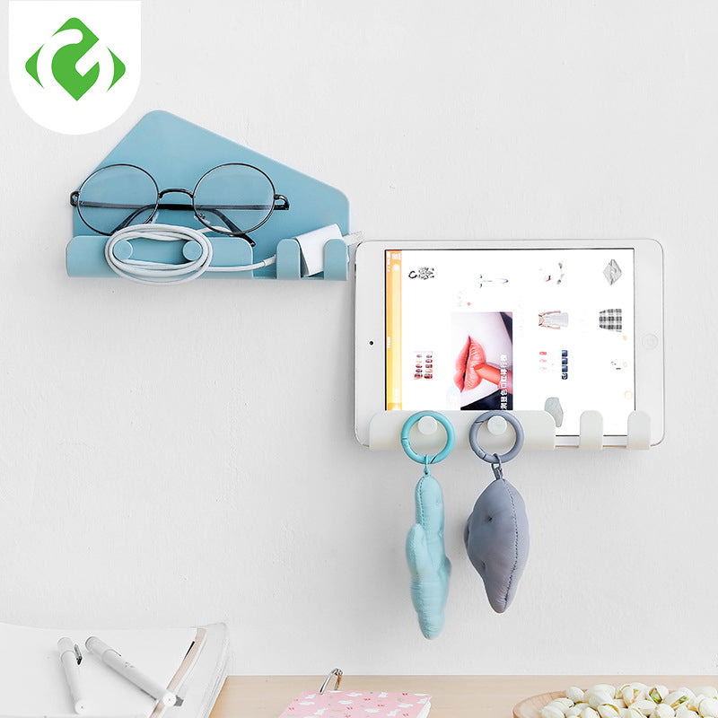Wall-Mounted Sticky Organizer Phone Holder Rack - Image 2