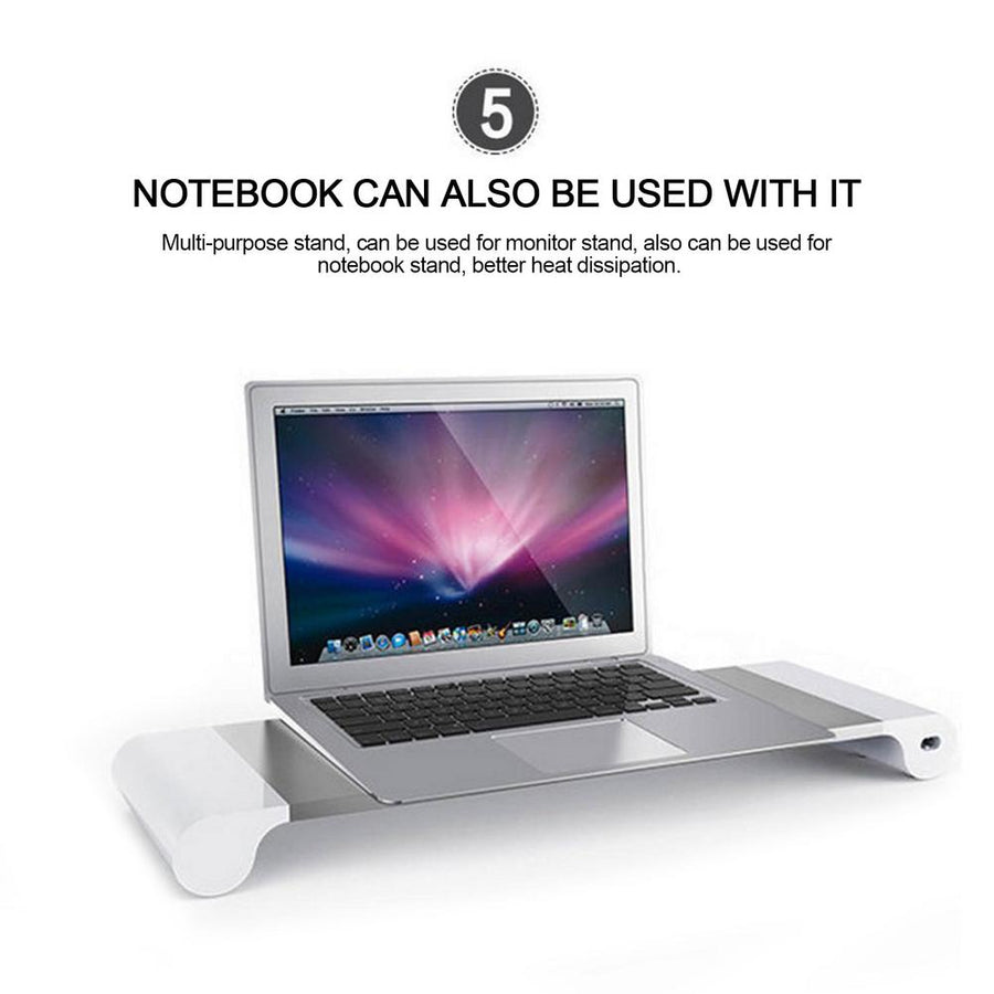 Universal USB Phone Charging Monitor Riser Stand - Image 5