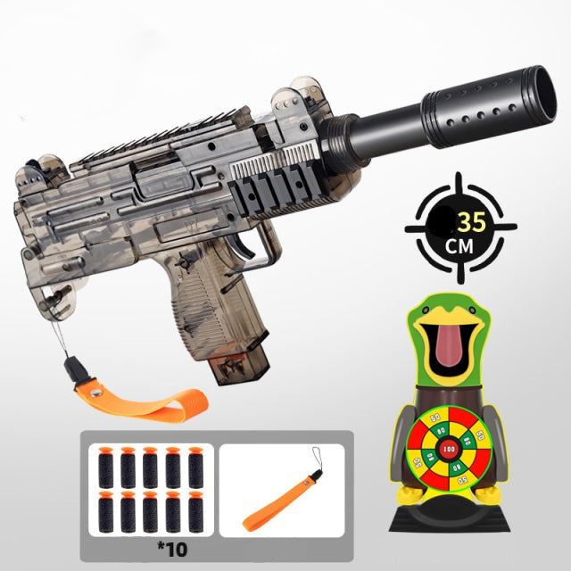 Manual Soft Bullet Submachine Toy Gun Set - Image 11